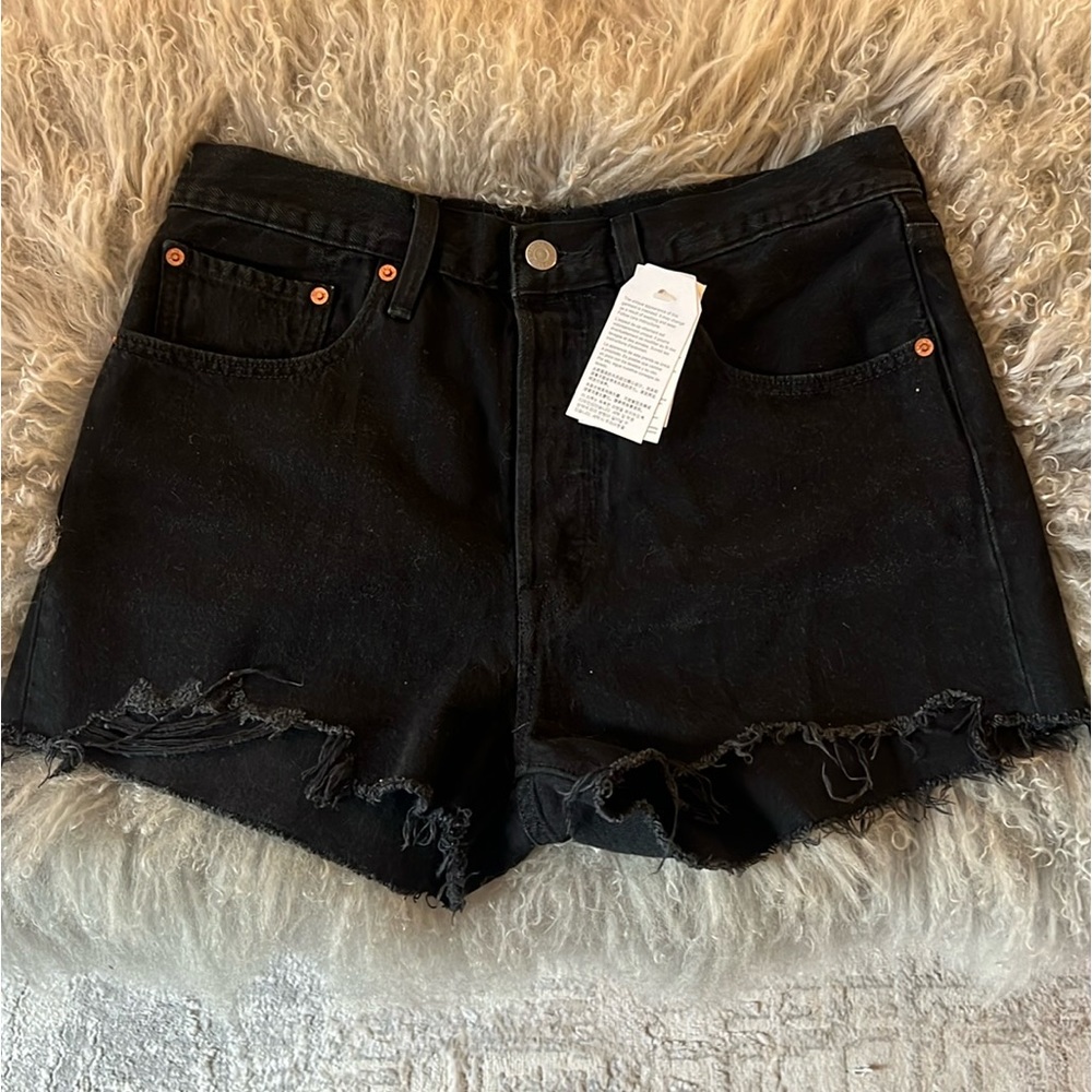 Levi's Black Jean Shorts from Nordstrom